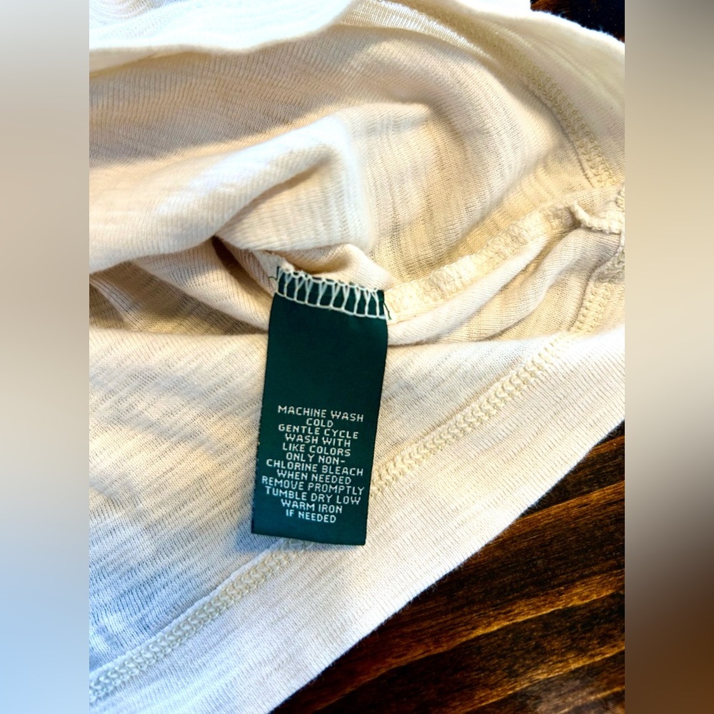 Ralph Lauren Western Henley Shirt Top Blouse size xl - Picture 4 of 6